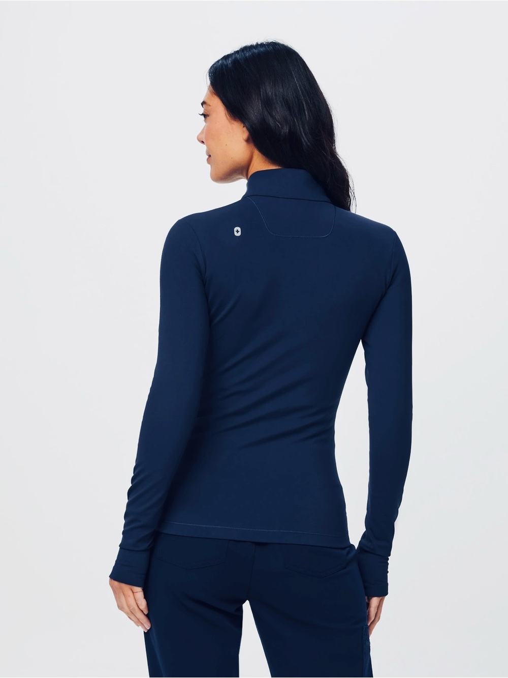 FIGS ContourKnit Scrub Jacket | DARK HARBOR